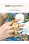 9109 Luxury Waterproof Women's Watch Fashionable Stainless Steel Luminous Women Wrist Watches - 4