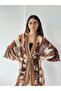 Design Palmera Wrap Kimono Women's Brown - 6