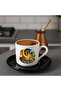 Specially Designed Black Base Turkish Coffee Cup for Ramadan Feast - 6