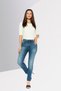 Women Skinny Fit Mid Waist Stretchable Denim, Blue - 3
