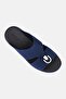 Men Slip On Arabic Sandals, Navy Blue - 4
