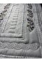 Tulip Patterned Machine-Made Single Prayer Mat - 3