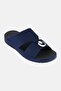 Men Slip On Arabic Sandals, Navy Blue
