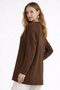 Patterned Tesettür Tunic N3192 Mink - 3