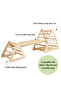 Natural Pikler Triple Side Triangle w/ Toddler Climber Pikler - 4