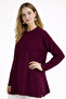 Patterned Tesettür Tunik N3192 Plum
