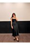 Women's Degaje Detailed Satin Dress - 3