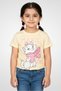 Toddlers Girl The Aristocats Graphic Print Short Sleeve Top, Yellow