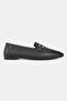 Women's Black Genuine Natural Leather 36-41 Number Buckle Ballet - 5