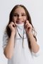 Scret Girl's T-Shirt Ecru-Blue 31336 - 3