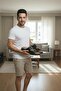 Soft Leather Orthopedic Stretchy Sole Adjustable Suitable for Daily Use Men's Slipper - 2