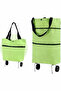 Foldable Wheeled Shopping Bag Practical and Detailed Market Cart - 2