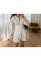 Guipure Skirted Women's Mini Dress White