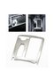 Mercedes w204 center console chrome steel w204 w212 w207 goes directly on, self-adhesive - 2