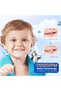 Toddler Electric Toothbrushes for Baby Ages 0-3 Years, Baby Toothbrush with Smart Timer and Suction Base, 4 Replacement Brush Heads SG-513 Blue - 8