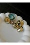 Stainless Steel Special Design Mine Engraved Multi Color Women Earring - 8