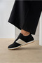 Women's Sports Shoes Black Suede - 2