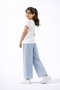 Girl's Set Summer Printed Short Sleeve Top and Bottom - 3