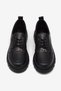 Women's Black Leather Comfortable Fit Thermo Sole Lace-Up Casual Shoes - 6