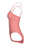 Women's Pink One-Piece Strap Swimsuit - 3
