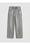 Gray Baggy Fit Boys' Jean Pants - 4