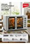 OV 2906 Electric Oven Double Door Rotisserie Convection 2800W 5 Knobs Timer 230C 60Min SS - 2