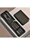 6-Piece Manicure/Pedicure Care Set with Zipper Black Ça Bag Travel Size Manicure - 3