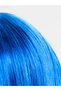 Blue Color Long Party Wig - 4