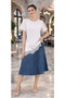 Oversized Casual Blouse Stylish Satin Fold and Lace Designs - 6