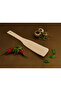 30 cm Long Curved Wooden Spatula – Ergonomic Design and Professional