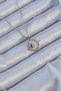 316L Steel Silver Color Zircon Stone Enamel Pole Star Necklace
