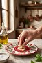 Ceramic Grater Multi-Purpose Practical Garlic & Ginger Grater Decorative Presentation Plate Baby Grater - 3