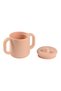 Pink silicone training cup - 3