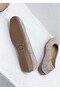 25142220Y Haki̇ki̇ De Leather Es Patterned Nlük Şik Babe Ballet Flats Kkabi Women's - 6