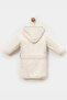 Aybalam Bulut Embroidered 3-Piece Premium Cotton Baby Bathrobe Set - Boxed - 0-2 Years - 4