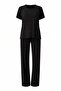 Knitted Viscose Crew Neck Short Sleeve Pajama Set Bm-1769 - 3
