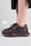 Nano Seam Detail Sports Shoes Brown - 5