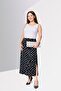Women Floral Print Midi Skirt, Multicolor - 2