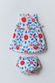 6-36 Months Licensed Us Polo Assn Baby Girl Dress-Ecru