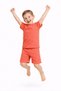 Unisex Kids Plush Textured Terry Cloth Pajama Set Soft Breathable Summer Shorts Set - 3