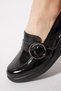 Vegemes Feta Yan Buckled Genuine Leather Women's Shoes Black Patent Leather - 4