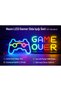 Neon Led Gamer Room Light Set – Game over + Game Console Wall Lamp (2-Piece Combination) - 3