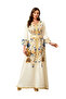 Zahra Embroidered Velvet-Touch Maxi