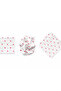 7-Pack of 100% Cotton Muslin Baby Mouth Wipes – Heart Patterned , Gift Set in Box - 5