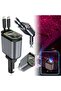4-in-1 Starry Sky Fast Car Charger with Retractable Cables
