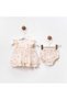 Baby Girl Cotton Piece Natural Set