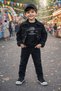 3-Piece Boys' Denim Set for Special Occasions and Holidays I Denim Pants & Printed T-Shirt & Denim Jacket