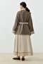 Duovera Short Trench Coat Mink-Beige - 2