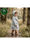 Sweat-Proof Reversible Boys' Raincoat 2-5 Years Old 100% Cotton Muslin Lined