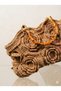 Handmade Rose Detailed Women's Clutch Bag Bamboo Strappy - 2